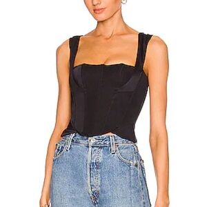 Black corset top